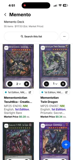 Yugioh Memento Deck W/ Extra Deck - Image 2