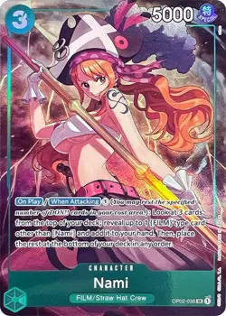 Nami (Premium Card Collection) SR One Piece Promotion Cards OP02-036 NM - Foil - Image 1