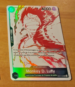 ONE PIECE CARD GAME CARTE FRANCAISE HOLO PROMO OP07-033 FR MINT 2025 - Image 1