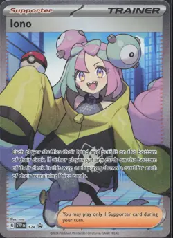 Pokemon TCG - Iono - 124 - SV: Scarlet & Violet Promo Cards (SVP) (3) - Image 1