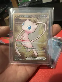 Mew ex (205/165) (151 Metal Card) Scarlet & Violet 151​ - Near Mint Pokemon TCG - Image 1