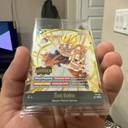 Son Goku - FP-034 (Release Event Winner) - Fusion World Promotion Cards NM - Image 2
