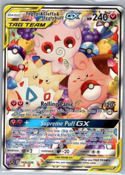 Togepi & Cleffa & Igglybuff GX 143a/236 Alternate Art Promos - Pokemon Card - NM - Image 1
