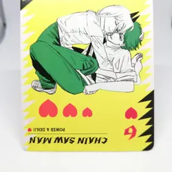 6 Power & DENJI heart Chainsaw Man PLAYNG CARDS TATSUKI FUJIMOTO JUMP - Image 3