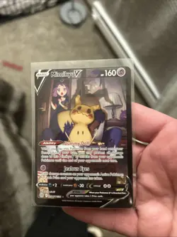 Mimikyu V TG16/TG30 Swsh09: Brilliant Stars Trainer Gallery Holo Pokemon card - Image 1