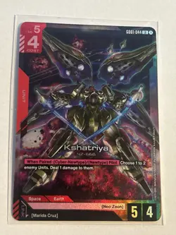 Kshatriya GD01-044 LR - Gundam Card Game - English NM - Image 1
