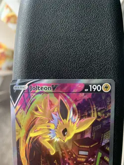 Jolteon V SWSH183 SWSH: Sword & Shield Promo Cards Holo NM - Image 2
