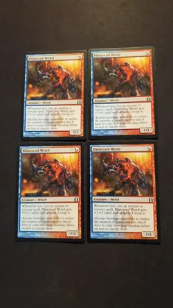 MTG Magic **BLISTERCOIL WEIRD (x4)** Return to Ravnica, Playset, English, LP - Image 1