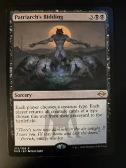 Patriarch's Bidding NM Modern Horizons 2 MTG FREE SHIPPING - Image 1