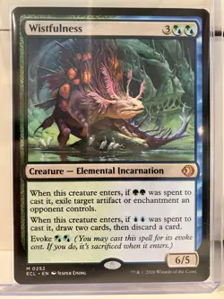 Wistfulness - Lorwyn Eclipsed MTG Regular Mythic #252 NM - Image 3