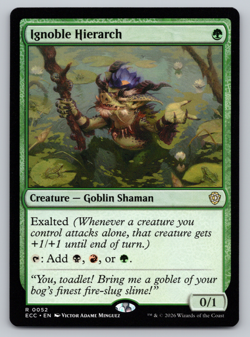 Ignoble Hierarch - Commander: Lorwyn Eclipsed MTG - BC - Image 1