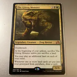 MTG Magic the Gathering The Gitrog Monster (245/356) Shadows over Innistrad LP - Image 1