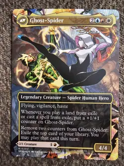 Gwen Stacy (M 0202) (Borderless) Marvel's Spider-Man Regular Magic The Gathering - Image 2