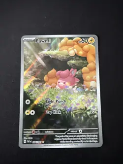 Pokemon Pawmi TCG SV Paldean Fates Holo Illustration Rare Card 226/091 - Image 1