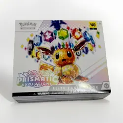 Pokemon Scarlet & Violet Prismatic Evolutions Elite Trainer Box Eevee English - Image 1