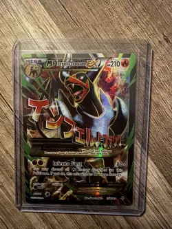 M Houndoom EX (Full Art) 154/162 Breakthrough Pokemon NEAR MINT - Image 1