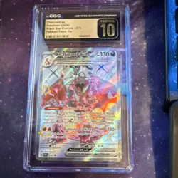Charizard ex Black Star Promo 074 Holo EX Dragon Pokemon CGC 10 - Image 1