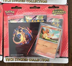 Lot Of 8 Pokemon TCG Ascended Heroes 3 Pack Blister Pack (Gastly & Charmander) - Image 2