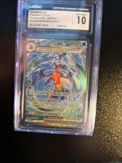 Pokemon TCG 2023 SV Paradox Rift Garchomp ex 245/182 Holo SIR CGC 10 Gem Mint - Image 1