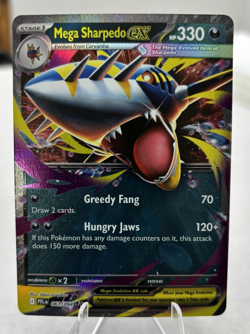 Pokemon Phantasmal Flames Mega Sharpedo EX 61/094 - Image 1