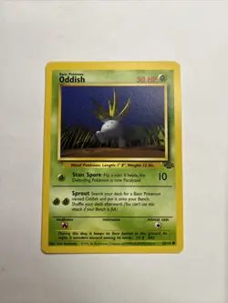 Pokemon TCG Oddish Jungle 58/64 Regular Unlimited Common - Image 1