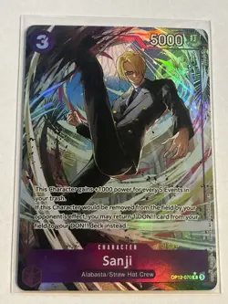 Sanji Op12-070 One Piece TCG Alternate Art NM - Image 1