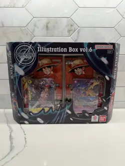 One Piece Illustration Box Volume 6 Bandai Namco Tcg Factory Sealed Box 💎💎 - Image 1