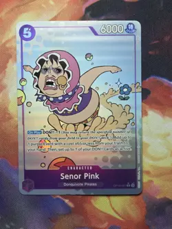 SENOR PINK - One Piece TCG OP10-067 - (Alt Art) Rare R - Royal Blood - Image 1
