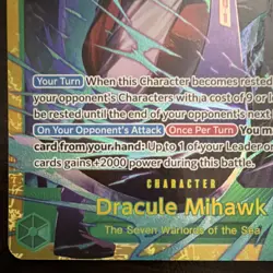 Dracule Mihawk OP14-119 Secret Rare Alt Art One Piece CCG - Image 3