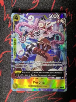 Perona (Alt Art) OP14-111 R - THE AZURE SEA'S SEVEN - One Piece TCG Mint - Image 1