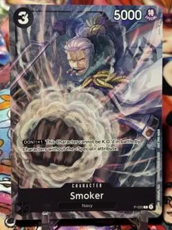 SMOKER - One Piece TCG P-025 - PROMO - Paramount War Pre-Release - Image 1