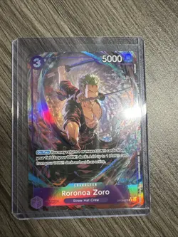 One Piece TCG - Roronoa Zoro OP09-076 PRB02 Alternative Art - Mint Packfresh - Image 1