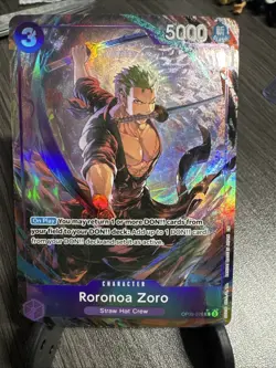 One Piece TCG - Roronoa Zoro OP09-076 PRB02 Alternative Art - Mint Packfresh - Image 2