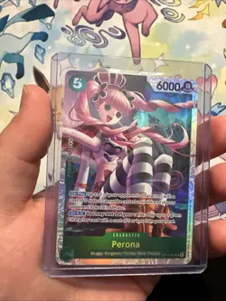 One Piece TCG - The Azure Sea's Seven - Perona OP14-033 SR - NM Foil - Image 1