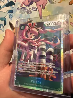 One Piece TCG - The Azure Sea's Seven - Perona OP14-033 SR - NM Foil - Image 4