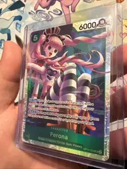 One Piece TCG - The Azure Sea's Seven - Perona OP14-033 SR - NM Foil - Image 5