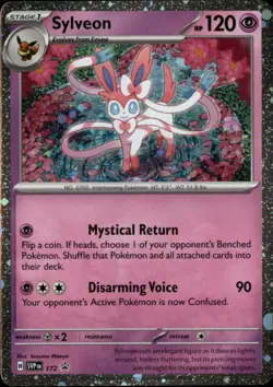 Sylveon - (Cosmos Holo) Holo Promo SV: Scarlet & Violet Promo Cards 172 NM - Image 1