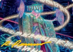 MTG Kamigawa Neon Dynasty Art Series GOLD-STAMPED SIGNATURE Cards - Image 2