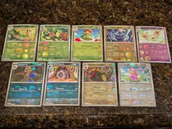 Pokemon Black Bolt Master Ball Holo Lot Of 9 Cards NM - Image 1