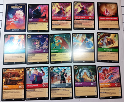 Disney Lorcana TCG Bulk Lot 200 Cards - Image 1