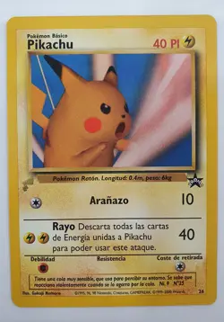 Pokemon Card Pikachu Snap Black Star Promo #26 SPANISH VERSION - Image 1