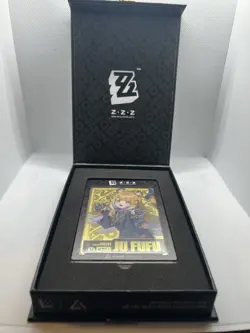 Zenless Zone Zero Ju Fufu GOLD Metal Card ZZZ Anime Impulse Series 3 - Image 2