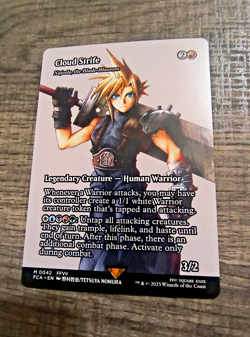 Cloud Strife - Najeela, the Blade-Blossom Showcase Final Fantasy Regular 0042 NM - Image 1