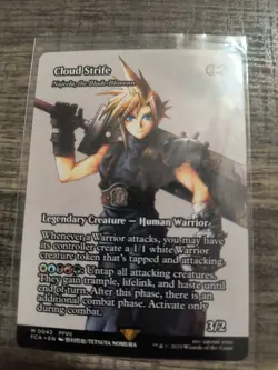 Cloud Strife - Najeela, the Blade-Blossom Showcase Final Fantasy Regular 0042 NM - Image 2