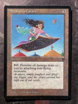 *** LEGENDS Al-abara's Carpet *** NM-Mint Beauty! - Vintage Magic MtG - Image 1