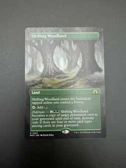 MTG; Shifting Woodland; Borderless; Modern Horizons 3 #0357; NM Unplayed - Image 2