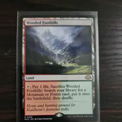 MTG - Wooded Foothills Modern Horizons 3 (236) | Regular - NEAR MINT - Image 1