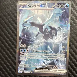 Pokemon Kyurem EX 165/086 Sv: Black Bolt Holo Special Illustration Rare Dragon - Image 1