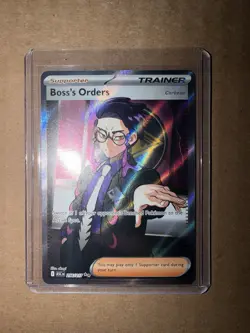 Boss’s Orders 256/217 Ultra Rare Full Art Pokemon TCG Ascended Heroes NM - Image 1