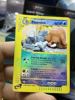 Piloswine 24/144 Skyridge 2003 Reverse Rare Holo e-Series Pokemon Card TCG - Image 3